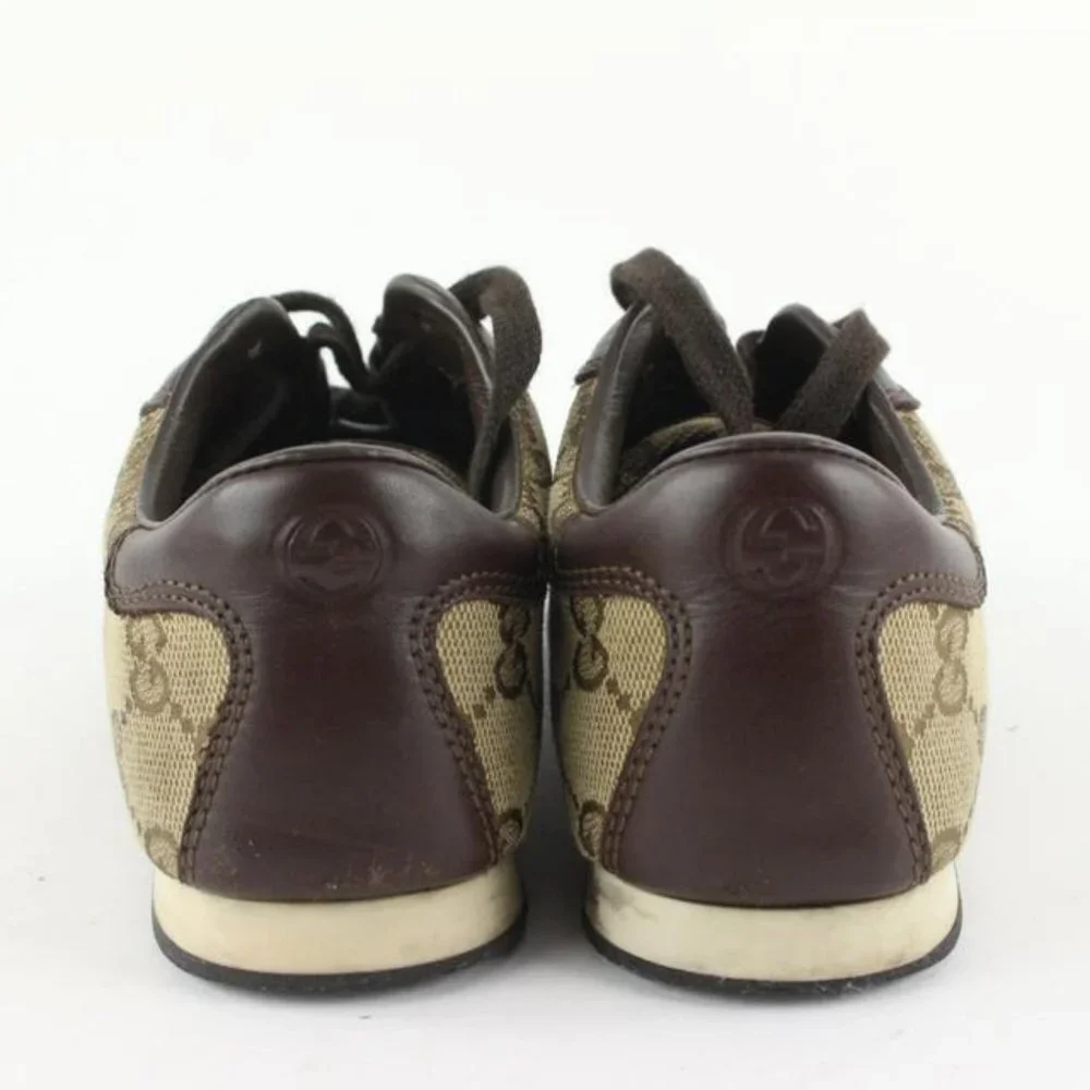 Gucci 1.5 US Kids Size Monogram GG Web Sneaker 322G1G